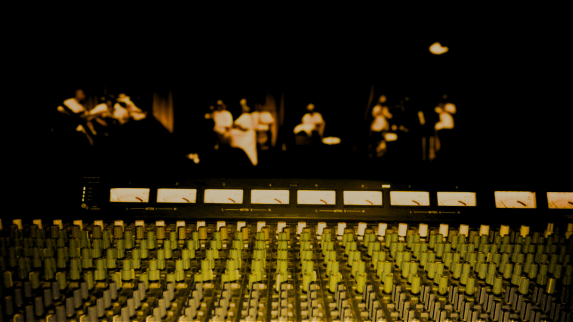 Stage and crowd at live show